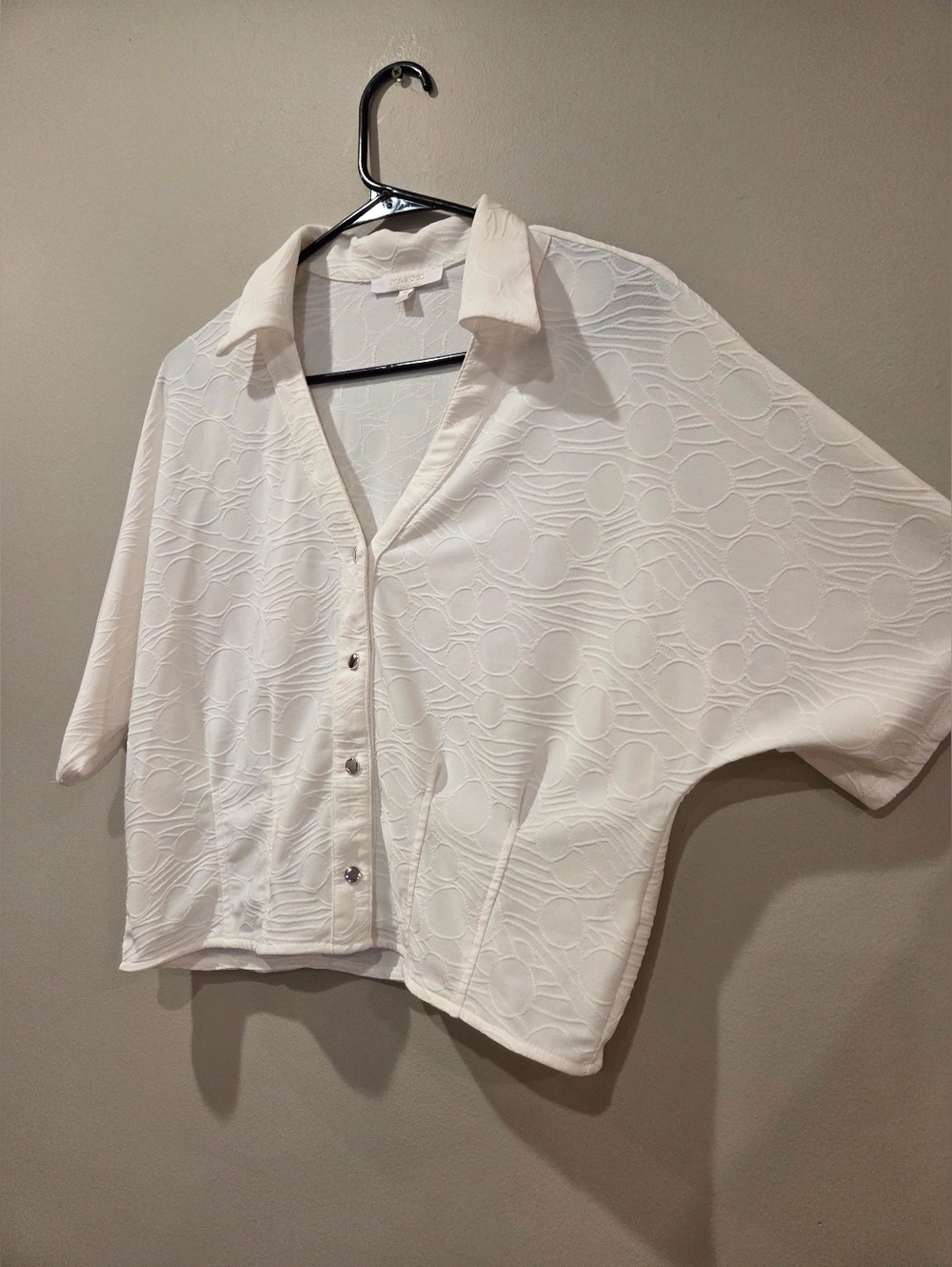 IVY & RIDGE Button Up Crop Top